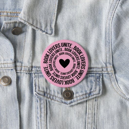 Bücherliebhaber vereinigen sich button (Beispiel)