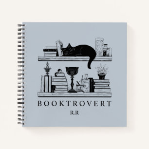 Bücherliebhabers gemütliches Bücherregal-Booktrove Notizblock