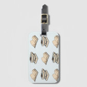 Büchermuster Gepäckanhänger (Vorderseite Vertikal)