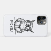 Büchernerd Eule Case-Mate iPhone Hülle (Rückseite (Horizontal))