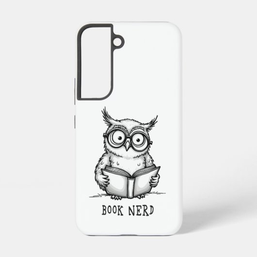 Büchernerd-Eule Samsung Galaxy Hülle (Rückseite)
