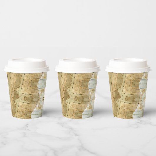 Bücherpapier für die Kaffeekanne Pappbecher (Multi)