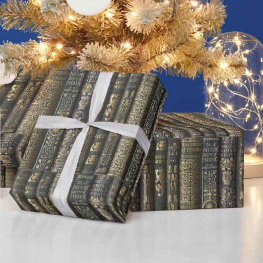 Bücherparadies Bibliophile Geschenkpapier (Feiertage)