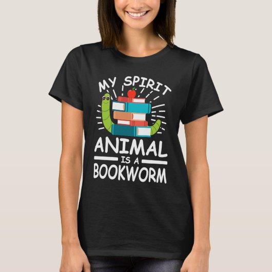 Bücherregal 1 T-Shirt (Vorderseite)