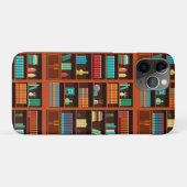 Bücherregal-Illustration Case-Mate iPhone Hülle (Rückseite (Horizontal))