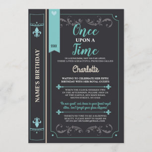 Bücherregal Messe Prinzessin Geburtstagspartei Einladung