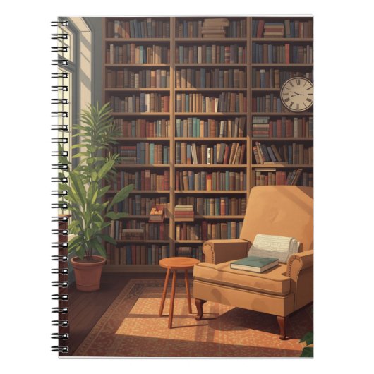 Bücherregal Notizblock (Vorderseite)