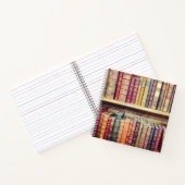 Bücherregal Notizbuch (Innenseite)