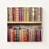 Bücherregal Notizbuch (Rückseite)