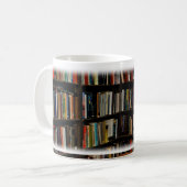 Bücherregal-Tasse Kaffeetasse (Vorderseite Links)