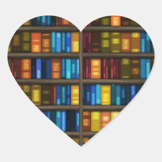 Bücherregale 1 Sticker (Vorderseite)