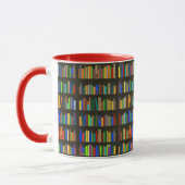 Bücherregale Design Coffee Tasse (Links)