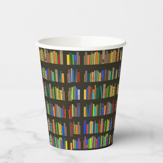 Bücherregale Design Paper Cup Pappbecher (Links)