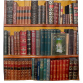 Bücherregale Duschvorhang (Vorderseite)