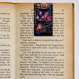 Bücherregale Falten von Lesezeichen Bookmarkers Visitenkarten