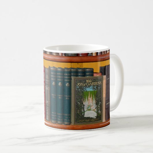 Bücherregale Kaffeetasse (VorderseiteRechts)