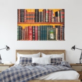 Bücherregale Leinwanddruck (Insitu (Schlafzimmer))