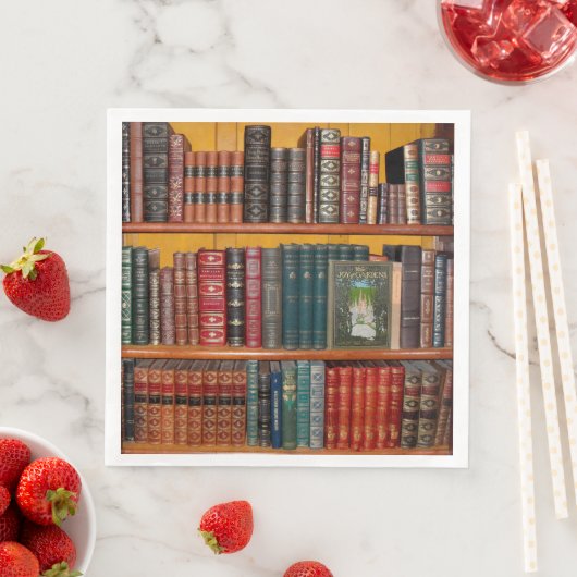 Bücherregale Serviette (Beispiel)