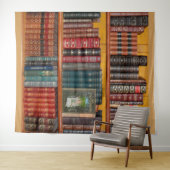 Bücherregale Wandteppich (Beispiel (Horizontal))