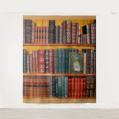 Bücherregale Wandteppich (Vorderseite)