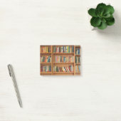 Bücherregalhintergrund Post-it Klebezettel (Büro)