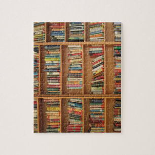 Bücherregalhintergrund Puzzle
