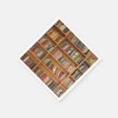 Bücherregalhintergrund Serviette (Ecke)