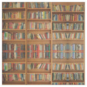 Bücherregalhintergrund Stoff (Nahaufnahme)
