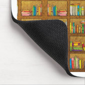 Bücherregalmuster Mousepad (Ecke)