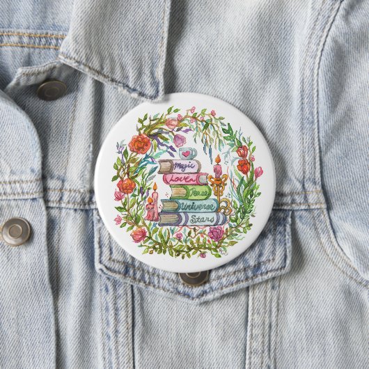 Bücherstapel Button (Beispiel)