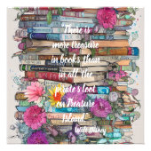 Bücherstapel Fotodruck (Vorne)