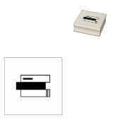 Bücherstapel Gummistempel (Stempel)