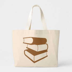 Bücherstapel Jumbo Stoffbeutel