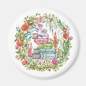 Bücherstapel Magnet (Vorne)