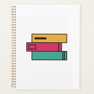 Bücherstapel Planer