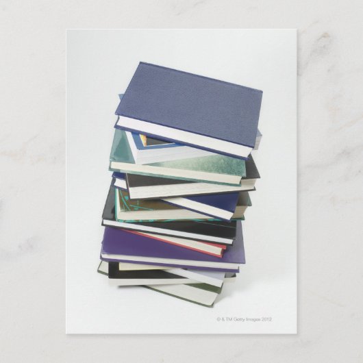 Bücherstapel Postkarte (Vorderseite)