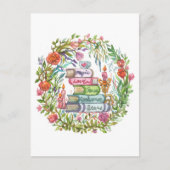 Bücherstapel Postkarte (Vorderseite)