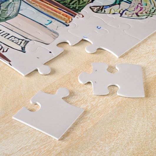 Bücherstapel Puzzle (Seite)