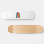 Bücherstapel Skateboard (Horizontal)