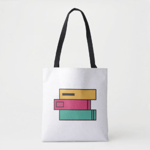 Bücherstapel Tasche