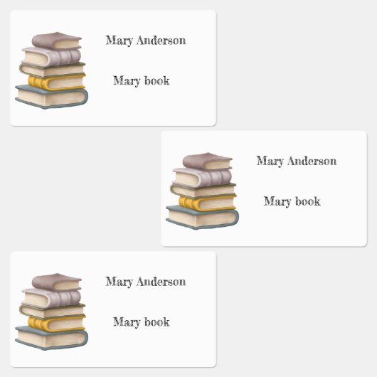 BÜCHERSTÜCKE ETIKETTEN (Gruppe)