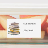 BÜCHERSTÜCKE ETIKETTEN (Befestigt)