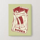 Büchertüte I Liebe zu lesen Button (Vorderseite)