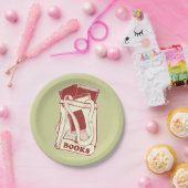 Büchertüte I Liebe zu lesen Pappteller (Party)