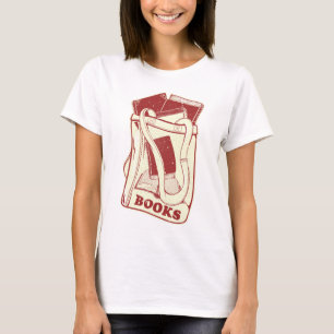 Büchertüte I Liebe zu lesen T-Shirt