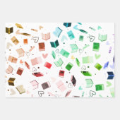 Bücherumhüllungspapier Geschenkpapier Set (Vorderseite 3)