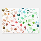 Bücherumhüllungspapier Geschenkpapier Set (Vorderseite)