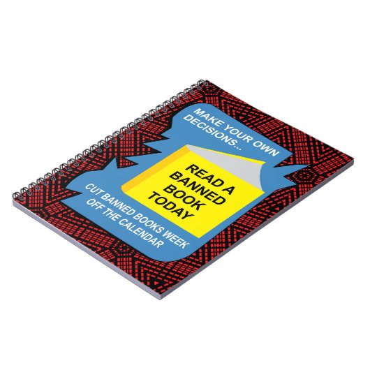 Bücherverbote Notizblock (Linke Seite)