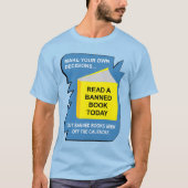 Bücherverbote T-Shirt (Vorderseite)