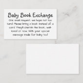 Bücherwechsel für niedliche Kinder Begleitkarte (Vorne/Hinten)